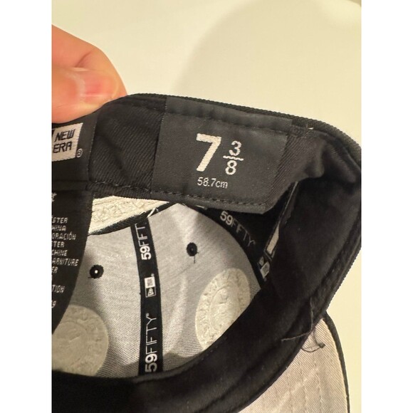 NEW ERA chicago white sox custom fitted 7 3/8 used - Picture 8 of 9